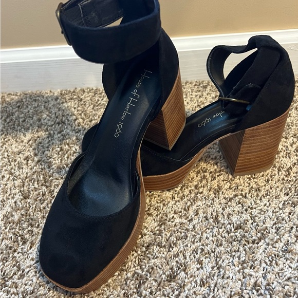House of Harlow 1960 | Shoes | House Of Harlow 96 Black Platform Heels ...